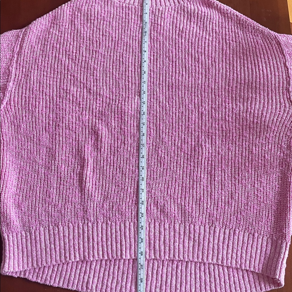 Aerie Hit the Spot Mockneck Pink Sweater, XL - Picture 6 of 7